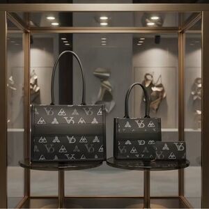 Unbranded Elegant 3pcs Tote Bag, Handbag & Wallet Set- NIP